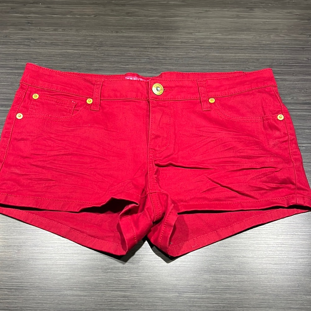 Red shorts